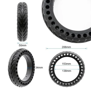 Vollgummirad 8,5x2-6,1/B34